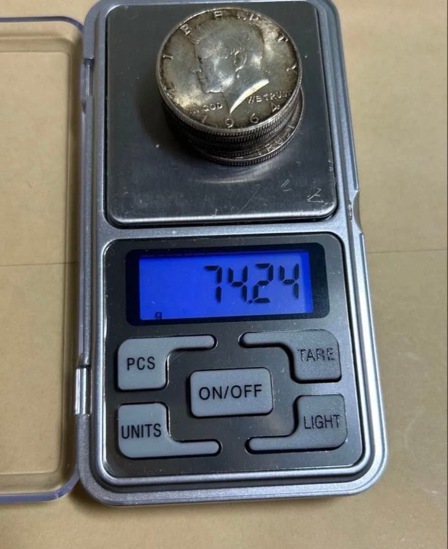 ハーフダラー 50セント銀貨 6枚セット 品位900 本物保証