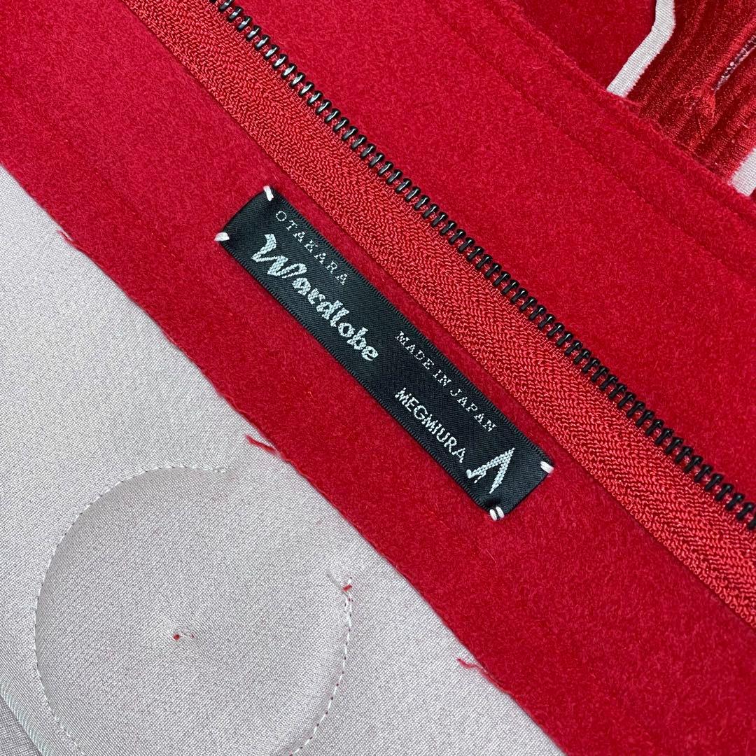 ●未使用タグ付き●MEGMIURA・メグミウラ●ダッフルコート●赤色・36サイズ