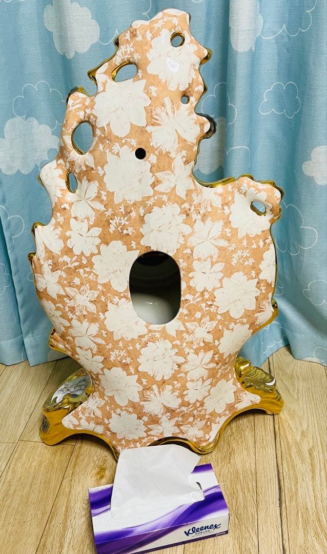 ✨ イタリア製 Ahura（アウラ） ゴールド 陶磁器エンゼル置時計