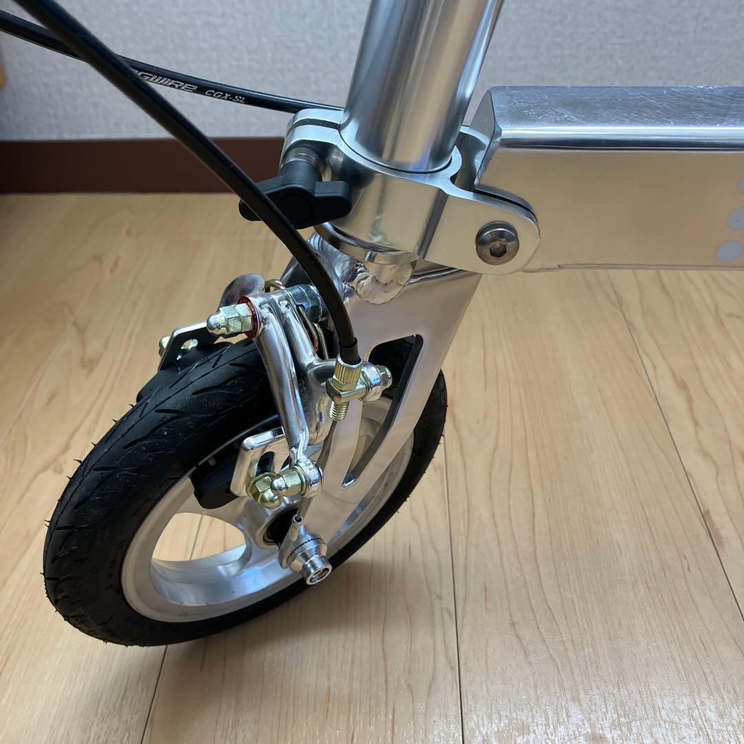 【美品】Carry me ８インチ折りたたみ自転車 シルバー