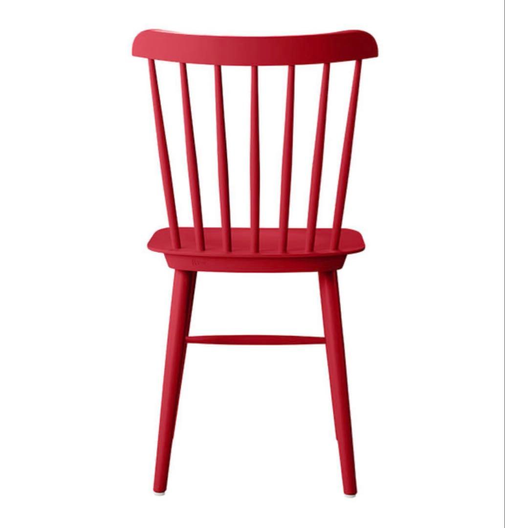 ① Oliver　オリバー　ダイニングチェア　ウィンザーチェア　希少レッド