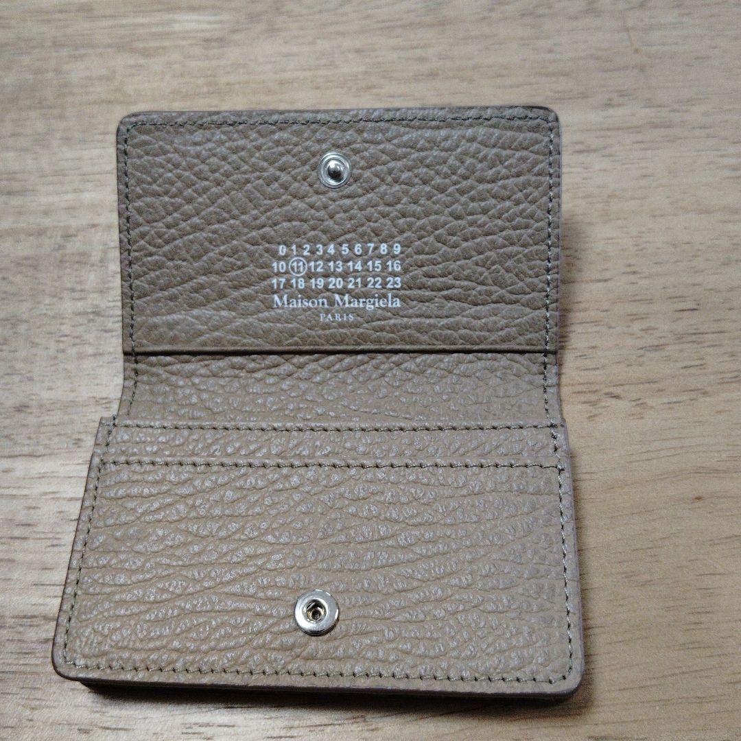 美品Maison Margiela ベージュ 名刺入れ