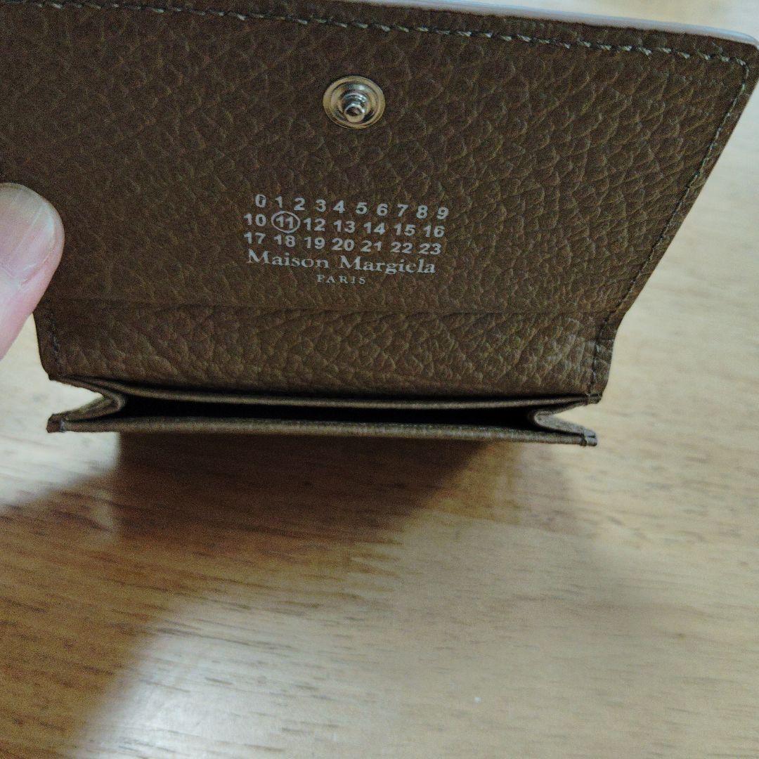 美品Maison Margiela ベージュ 名刺入れ