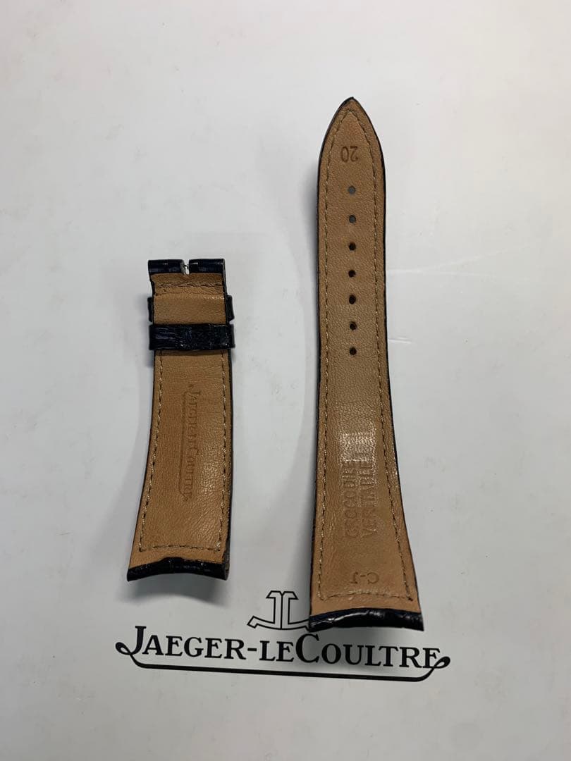 Jaeger-LeCoultre ジャガールクルト純正黒クロコ20mm