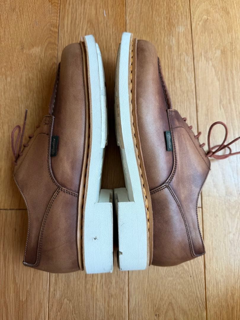 paraboot パラブーツ　シャンボード　キャメル×ホワイト