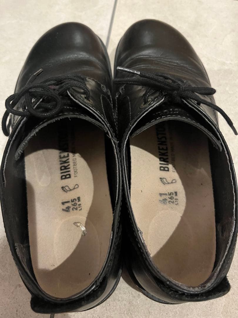 ギルフォード 26.5 ポストマンシューズ 黒 レザー