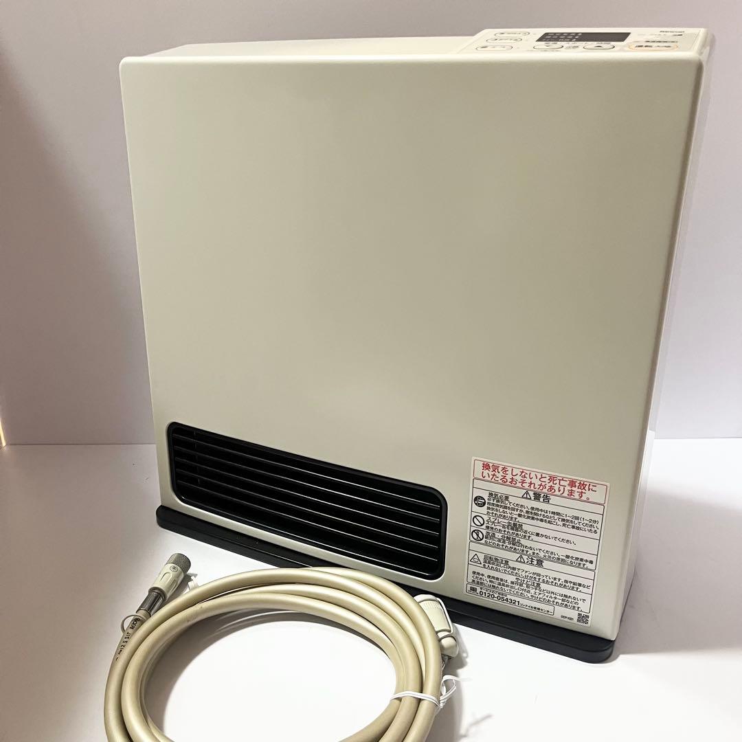 リンナイ ガスファンヒーター SRC-365E 都市ガス専用 ガスホース付き