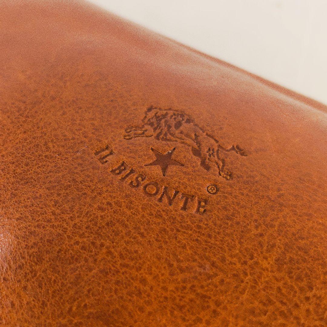 IL BISONTE ブラウンショルダーバッグ
