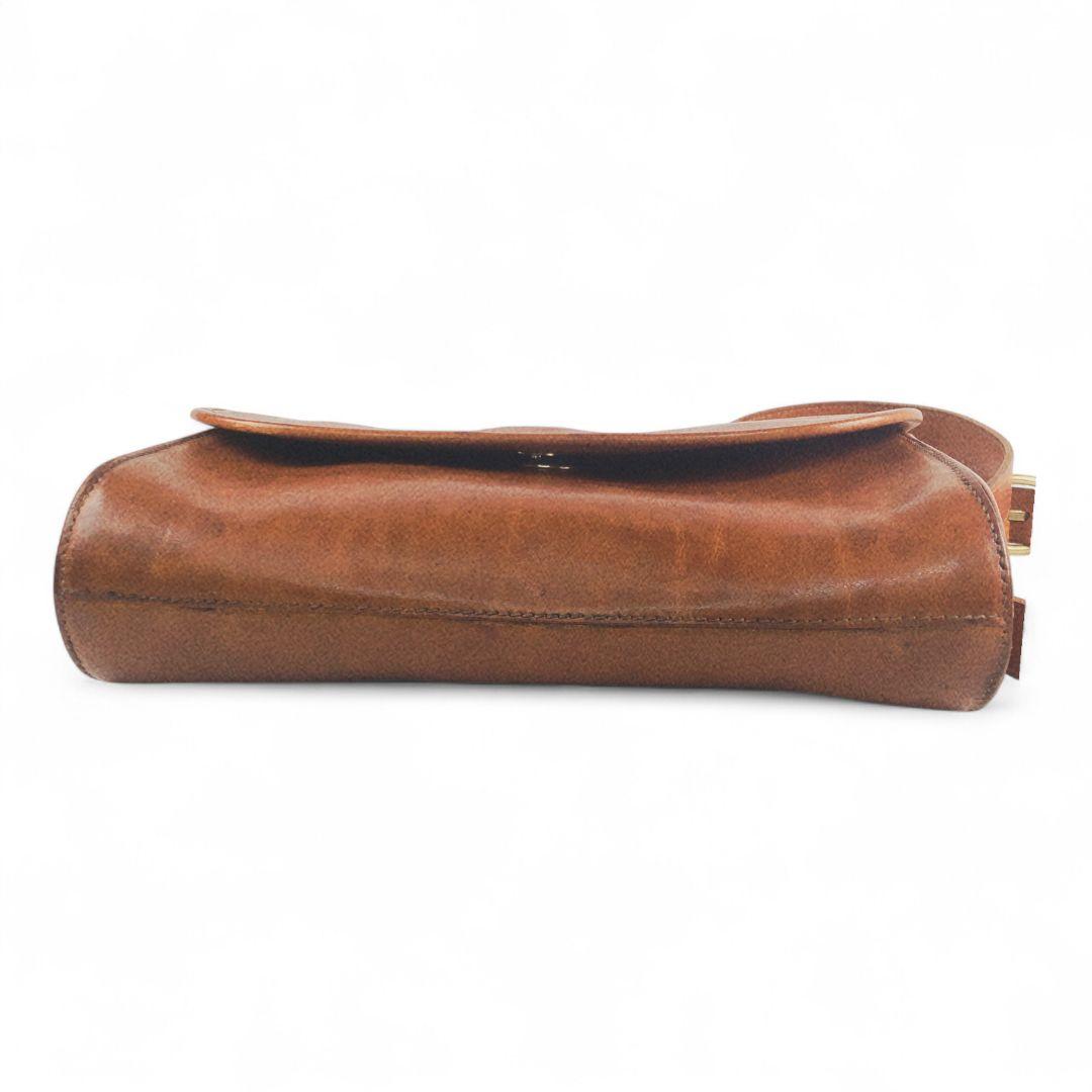 IL BISONTE ブラウンショルダーバッグ