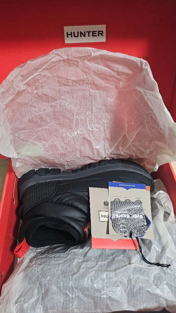 美品　HUNTER スノーブーツ 23cm UK4 36　レインブーツ