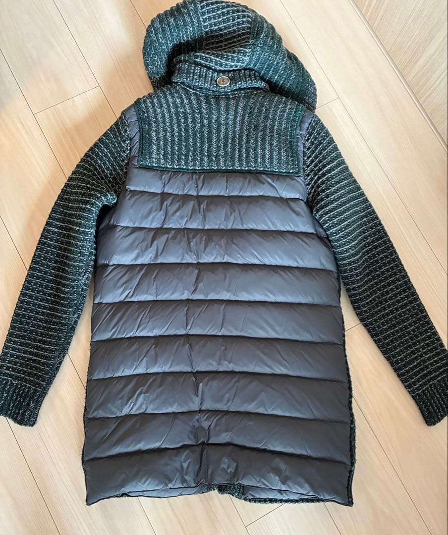 Bark ダークグリーン フード付きダッフルコート