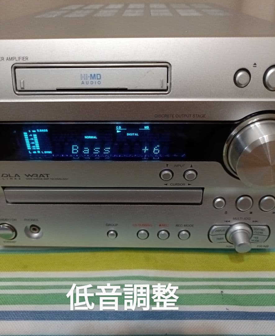 ONKYO FR-N9 CD,Hi-MD,FM/AM　整備済み　リモコン付