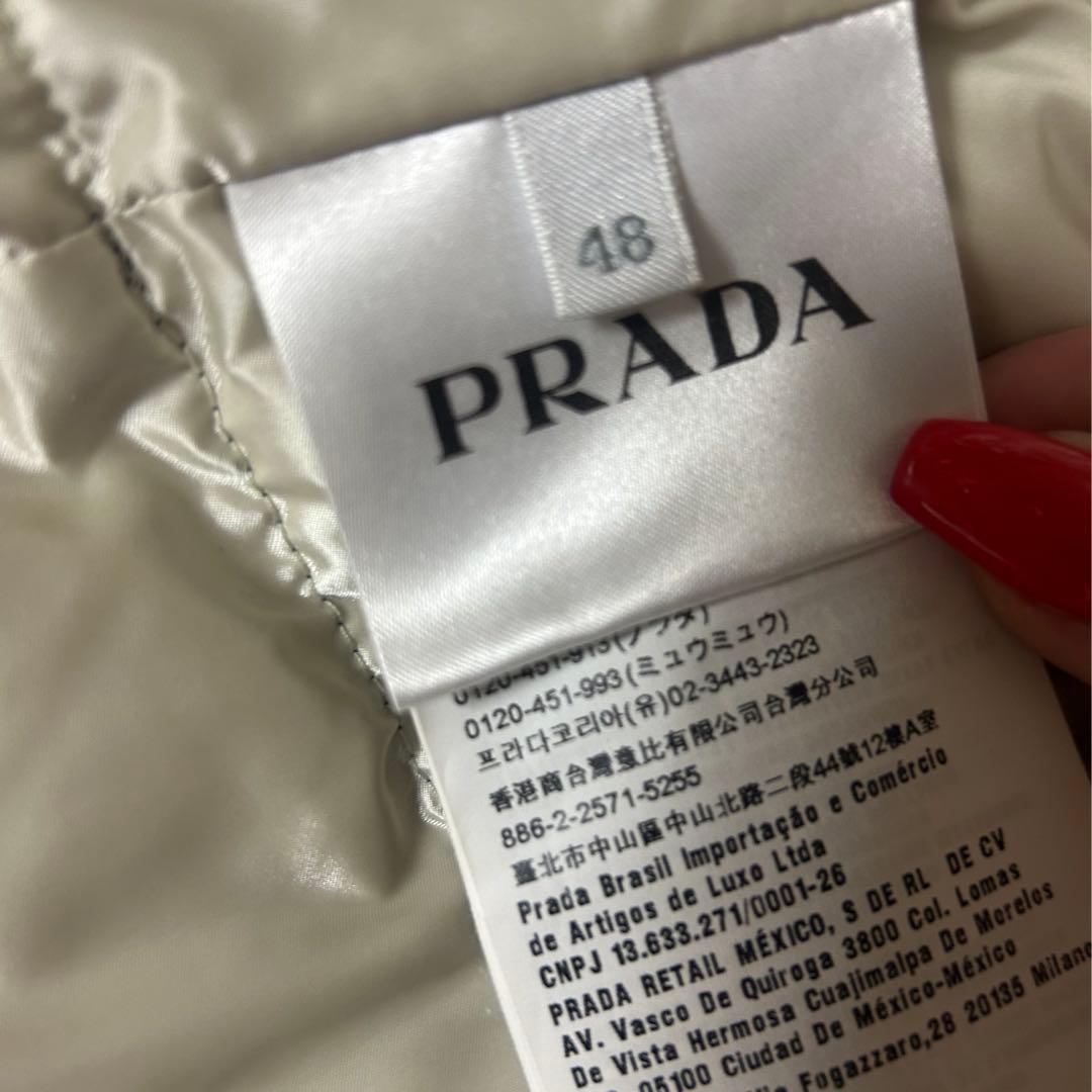 ★PRADA★プラダ★ダウンベスト★三角プレート★ネイビー★290546★