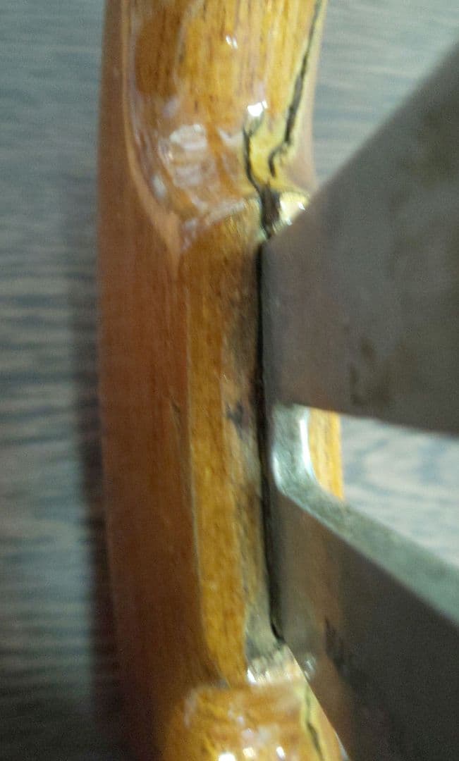 oba ウッド ステアリング 28cm ハンドル 当時物