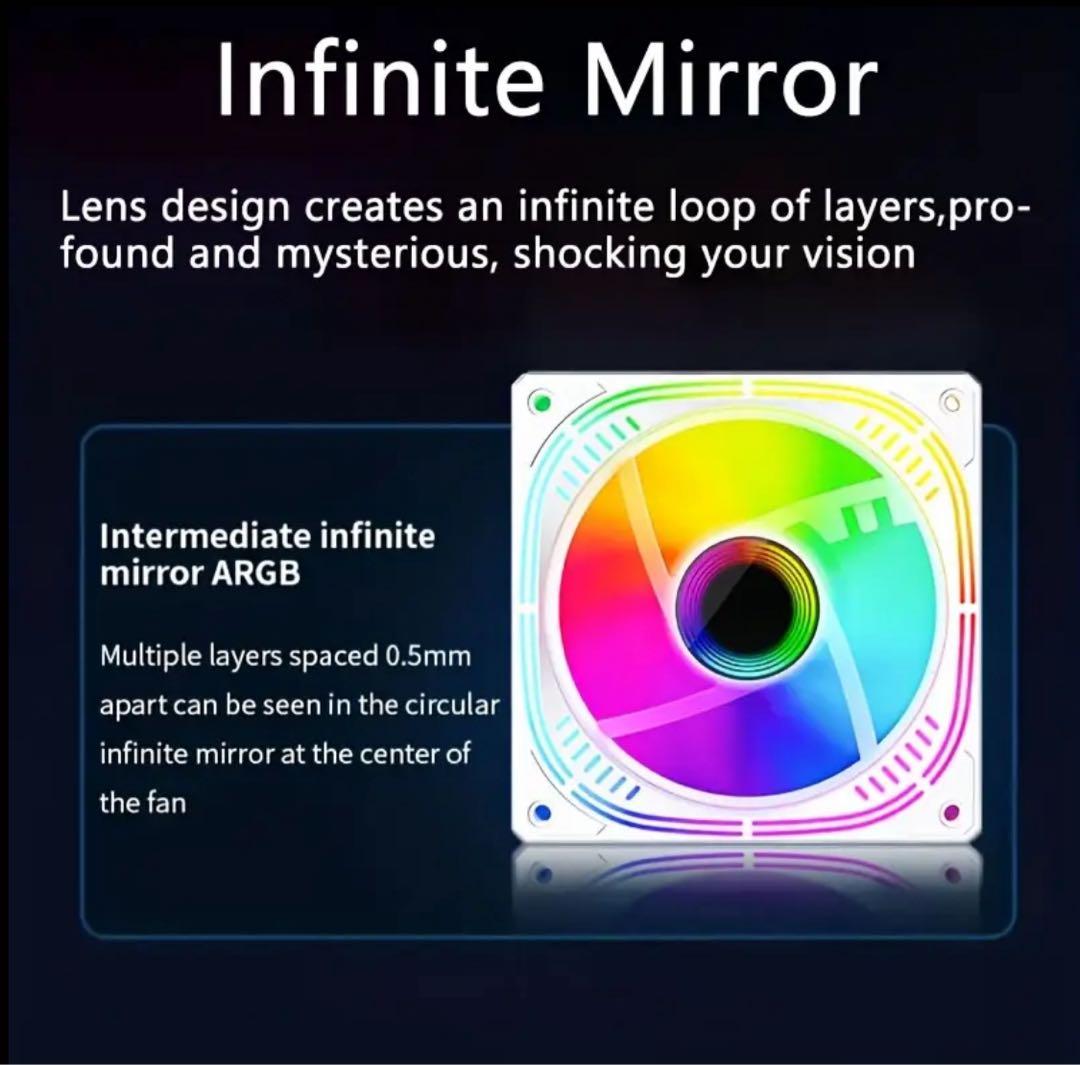 ARGBファン6個+1個 ARGB コントローラー コンボ パックセット