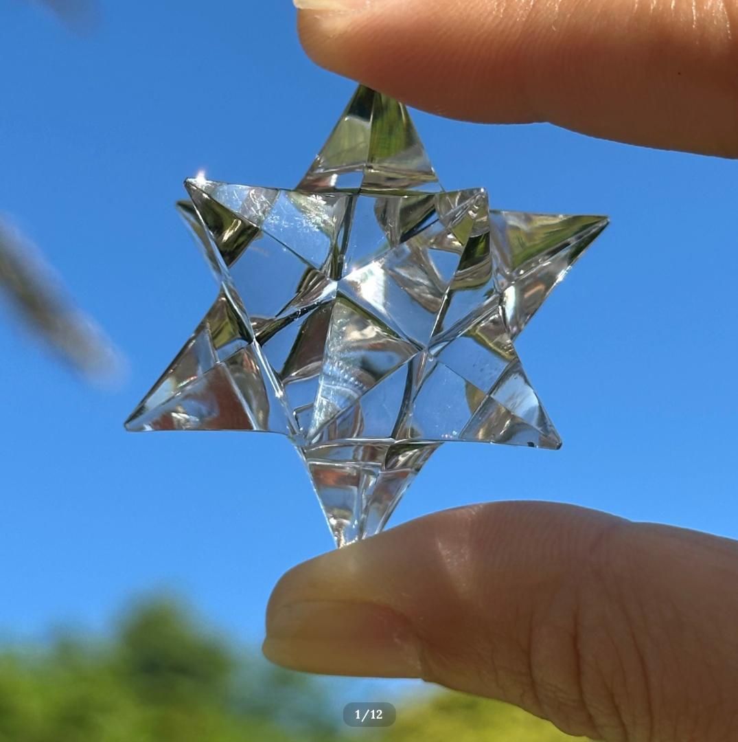 ガネーシュヒマール産【水晶】アステロイド マカバ スター C 最高品質