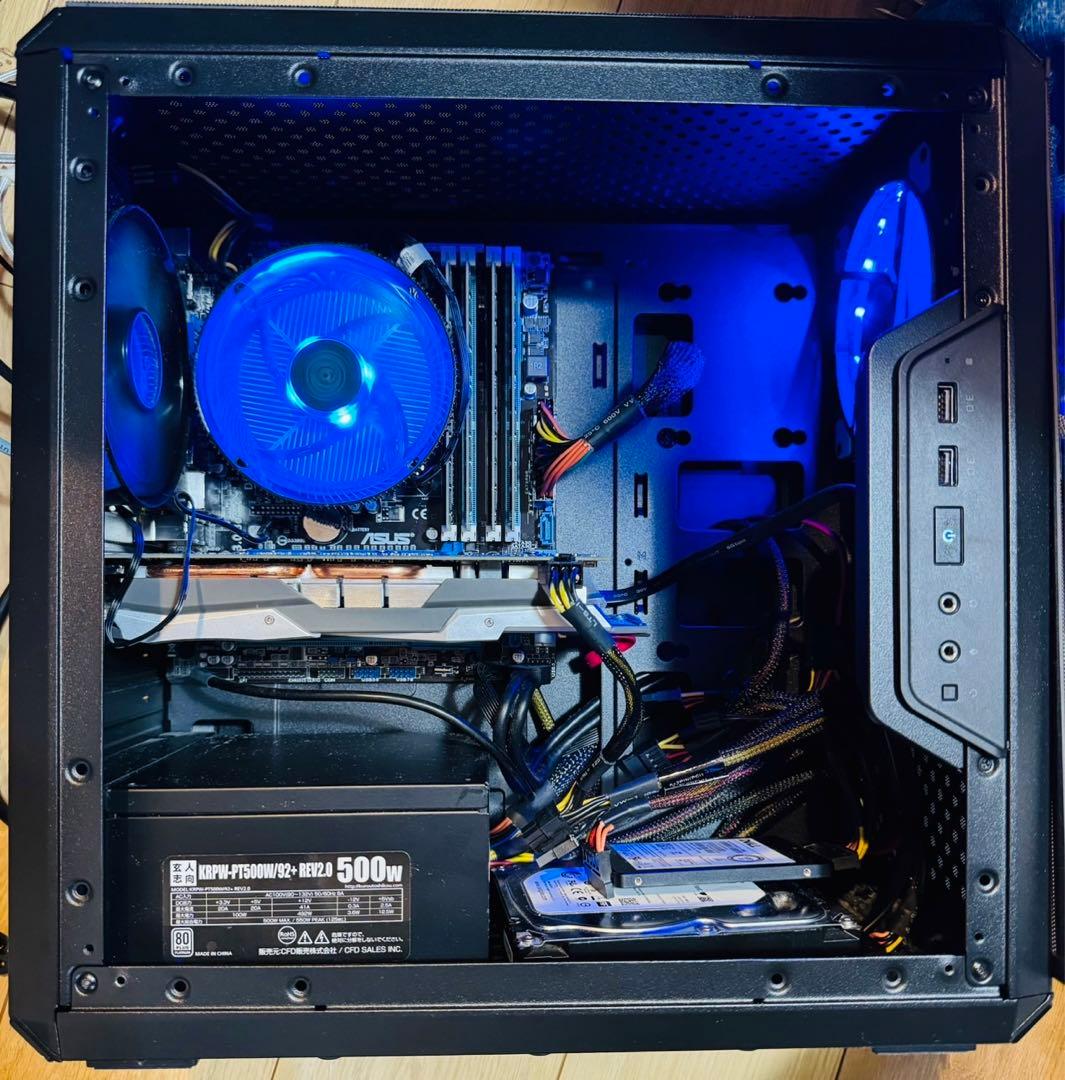 自作デスクトップPC Win 11 SSD Office 2021付き