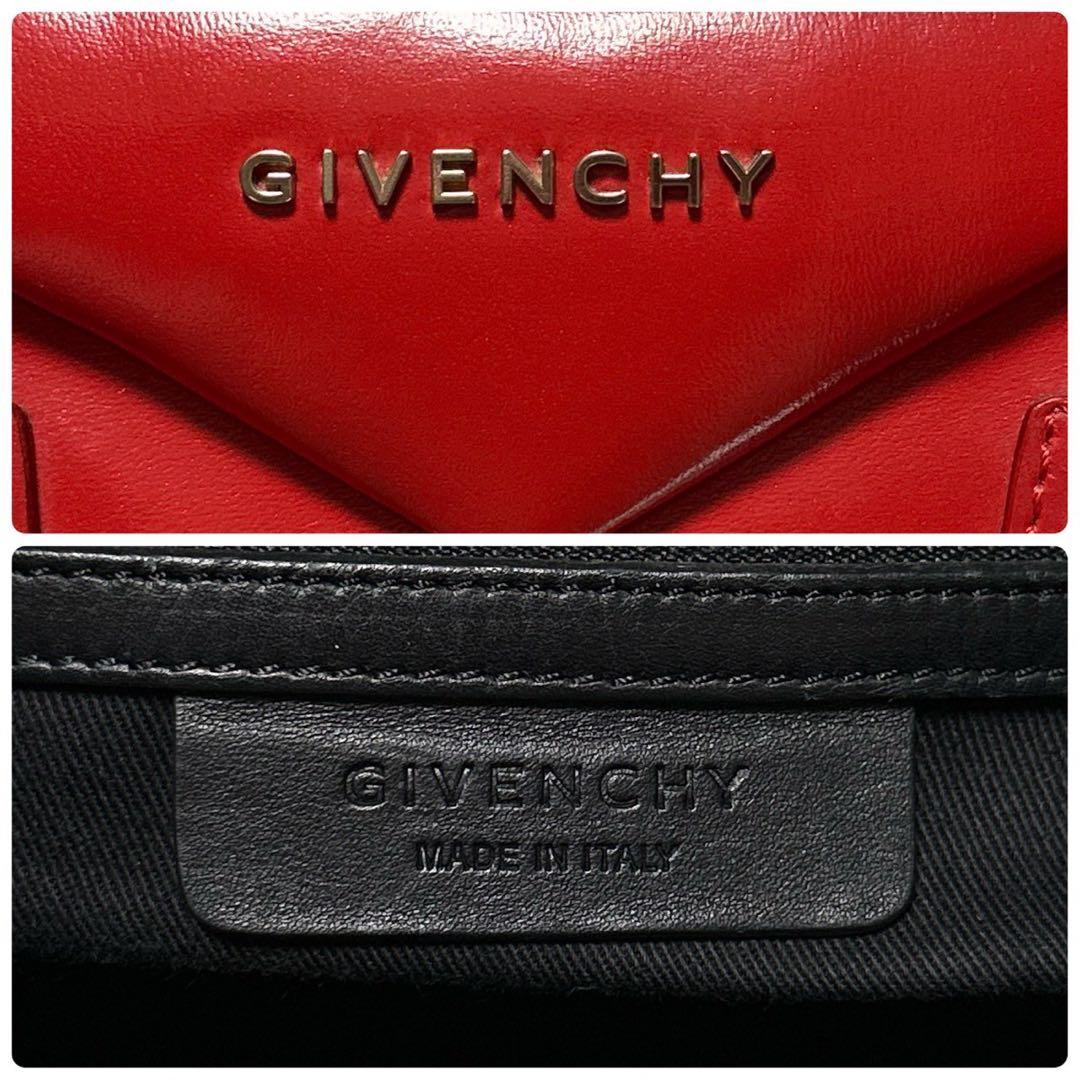 p87【美品】保存袋付　ジバンシー　アンティゴナ　スモール2wayショルダー.