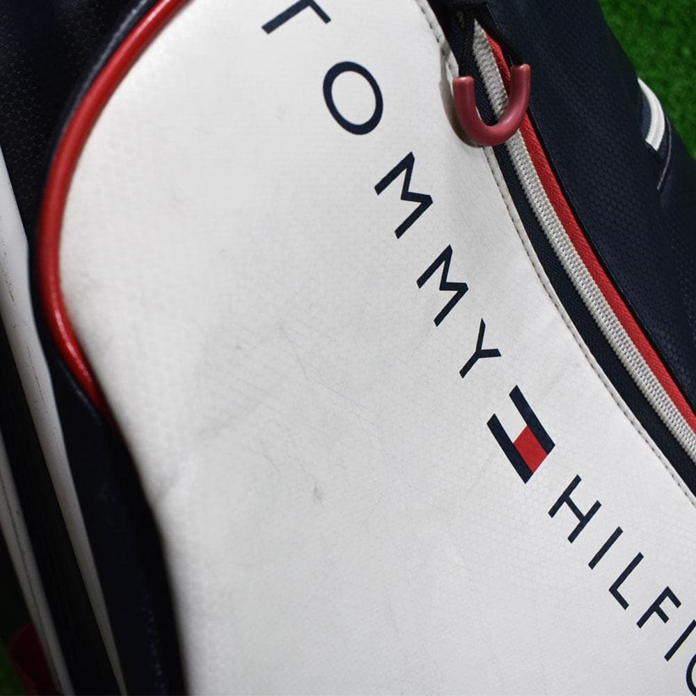 エ*ア様 トミーヒルフィガー スタンド式キャディバッグ9型 訳あり品！