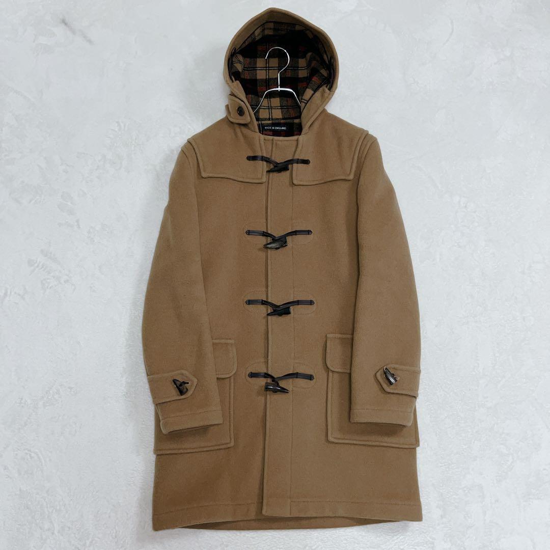 『グローバーオール gloverall』ダッフルコート キャメル 英国製 トグル