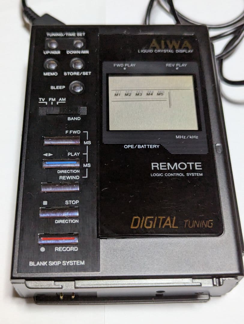 ぱ*ん様 レア　レトロ　 AIWA HS-JX10 カセットプレーヤーセット