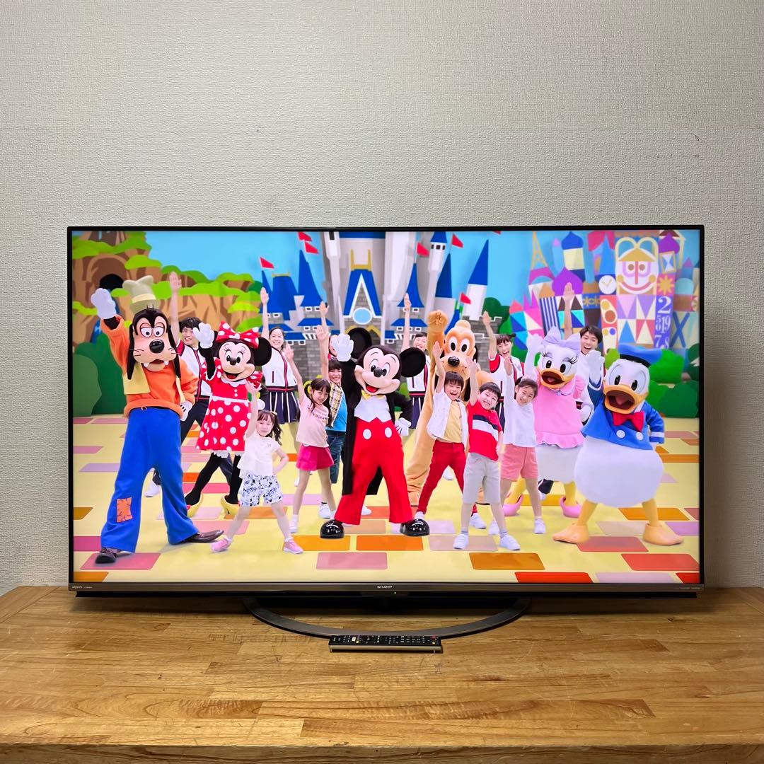 シャープ 60V型 4K液晶テレビ AQUOS LC-60US45 動画アプリ○