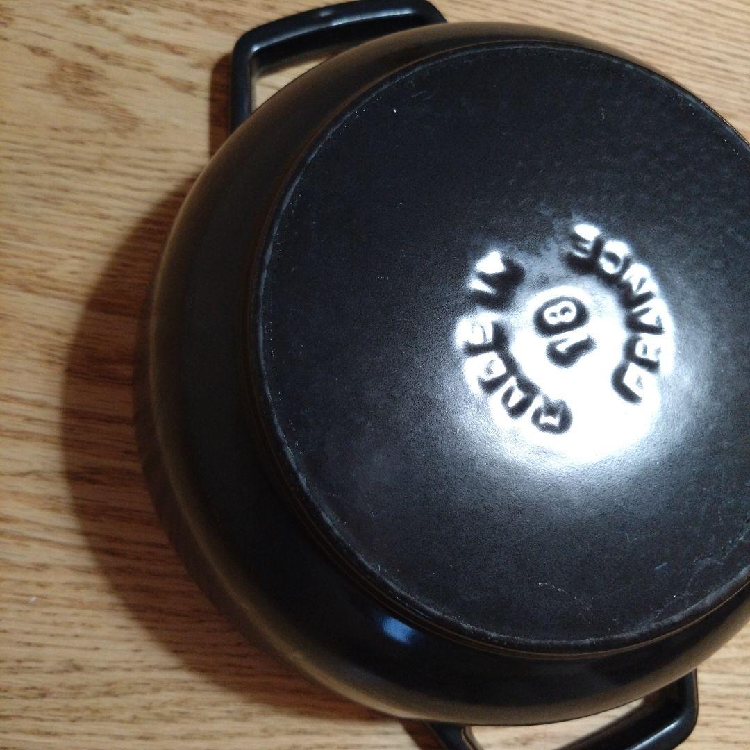 生涯保証あり ストウブ ワナベ 18cm シャイニーブラック