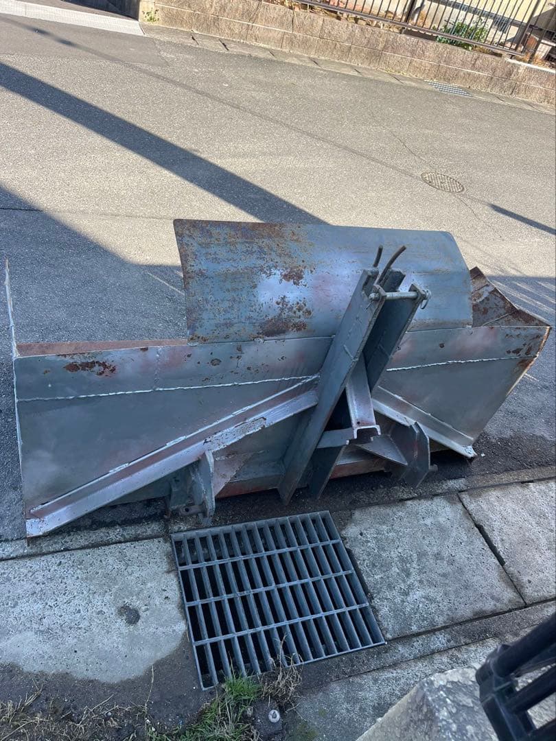 大型金属製除雪用ブレード