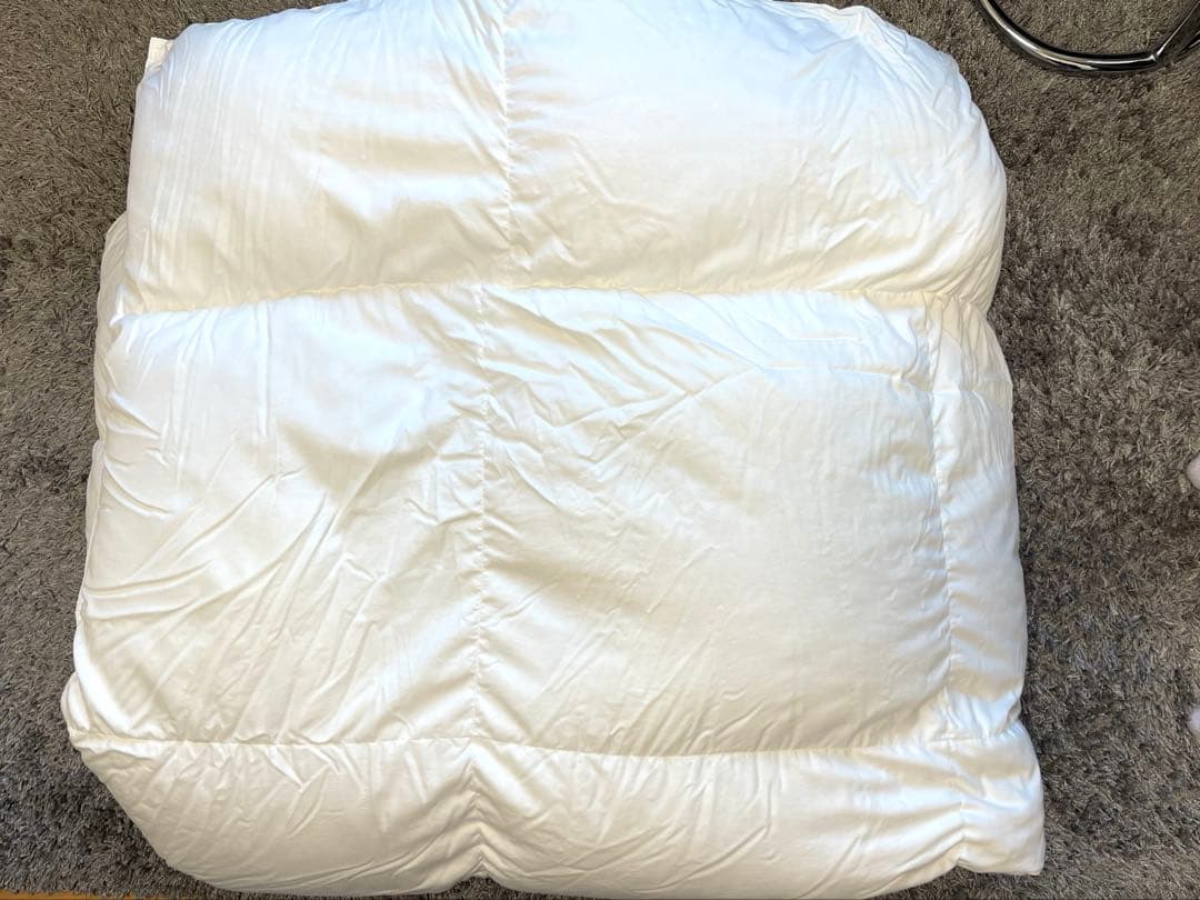 フランスベッド 羽毛合わせ布団合　クイーンサイズ