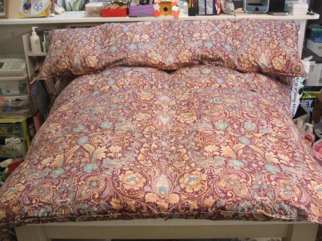 限定新品＊四つ星＊フランス増量１，３キロ＊綿１００％羽毛布団（シングル・Ｐ）