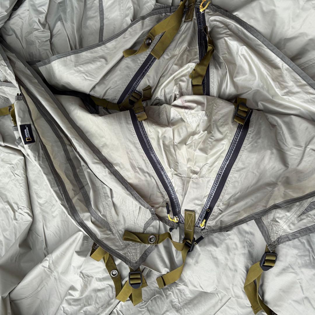 美品　鎌倉天幕 ナショナルジオグラフィック HIDEOUT DACポール付