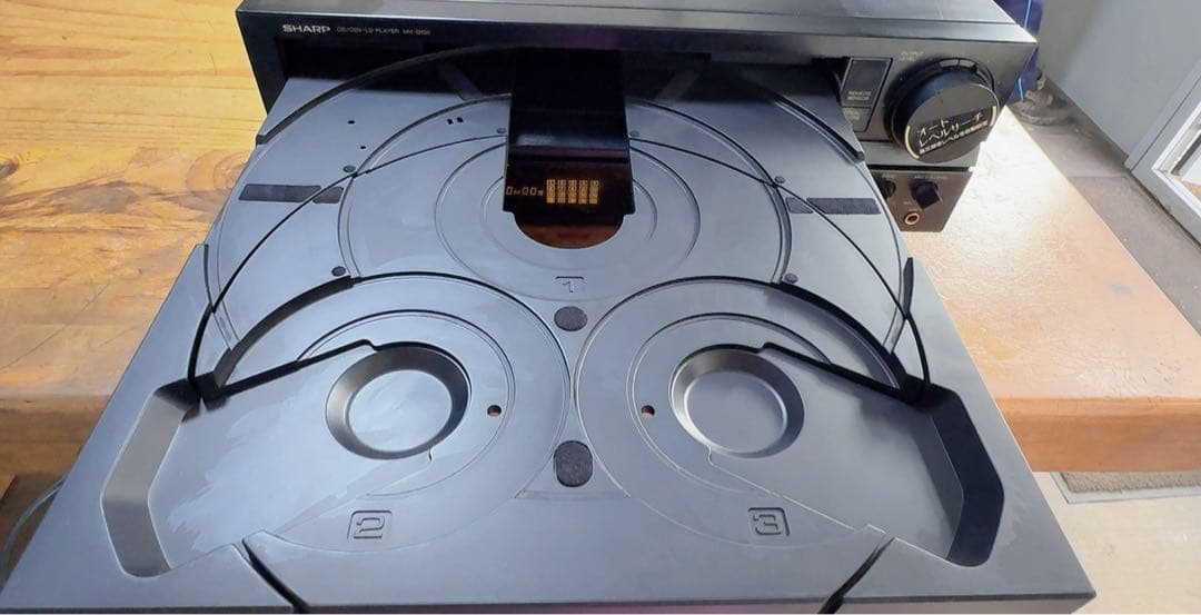 SHARP CD-SVR100 3枚CD対応 5in1レーザープレーヤー