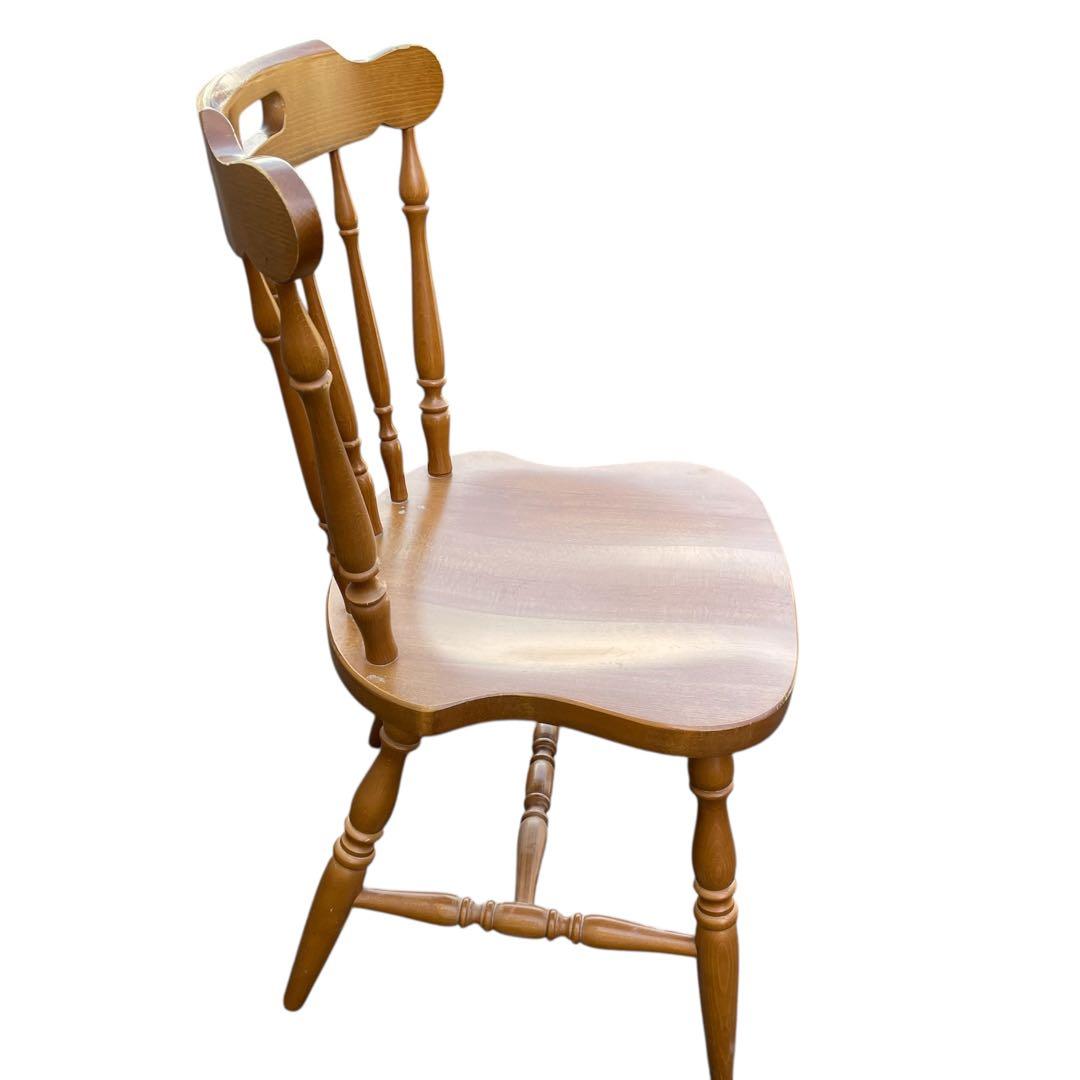 ダイニングチェア 飛騨産業 キツツキ マーク イス チェア アンティーク