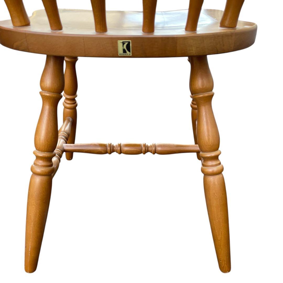 ダイニングチェア 飛騨産業 キツツキ マーク イス チェア アンティーク