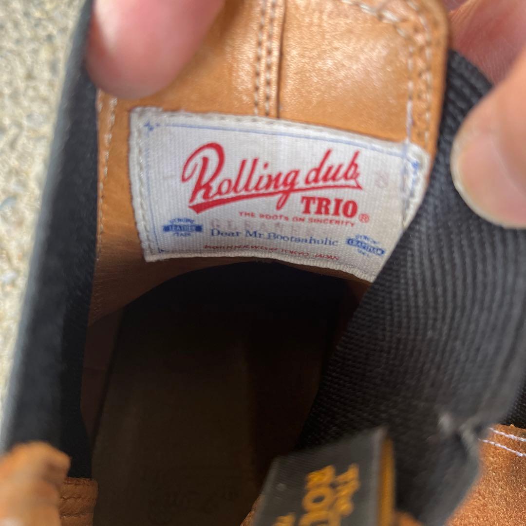 ローリングダブトリオ スエード サイドゴアブーツ　size8
