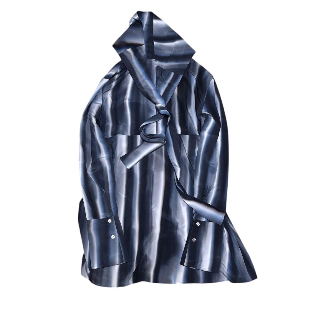 fetico フェティコHAND PRINTED TIE-NECK BLOUSE