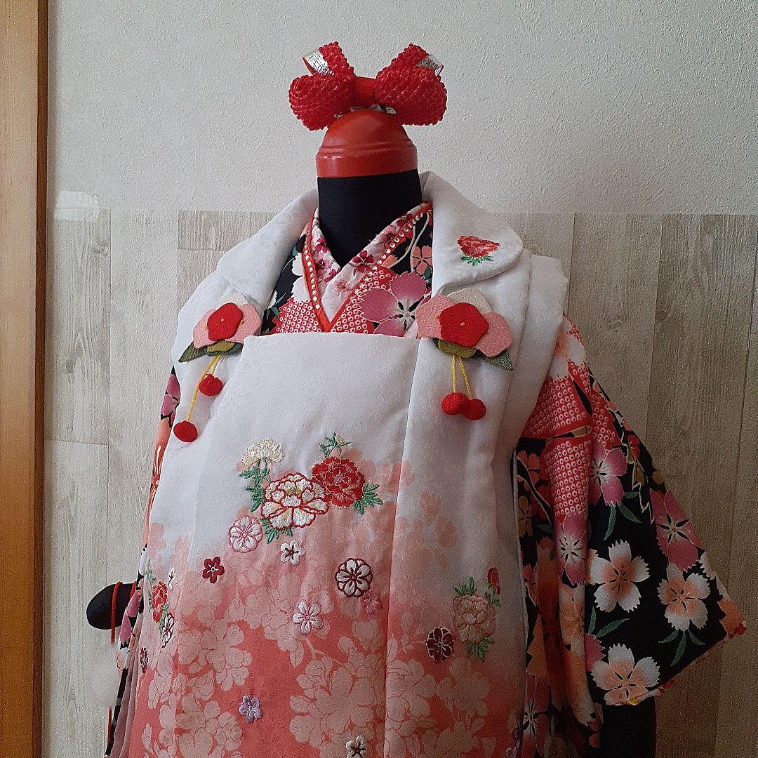 なでしこ 七五三 3歳 女の子 着物セット