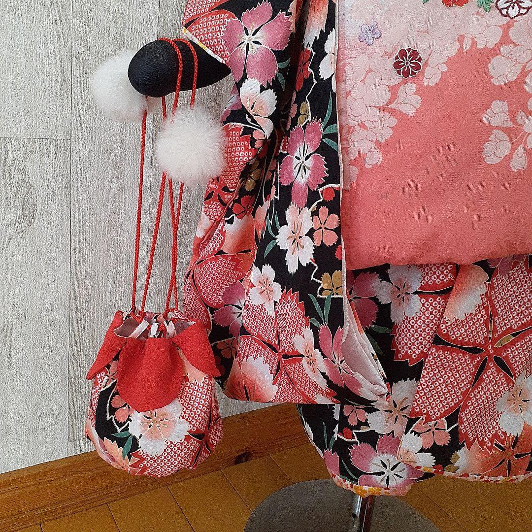 なでしこ 七五三 3歳 女の子 着物セット