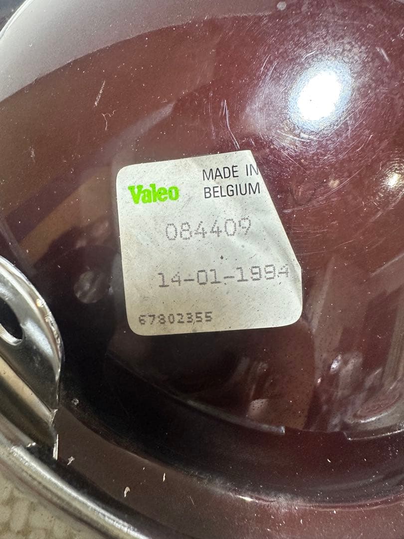 やま当時物シビエスーパーコンペ180π凹みレンズ付きCIBIE