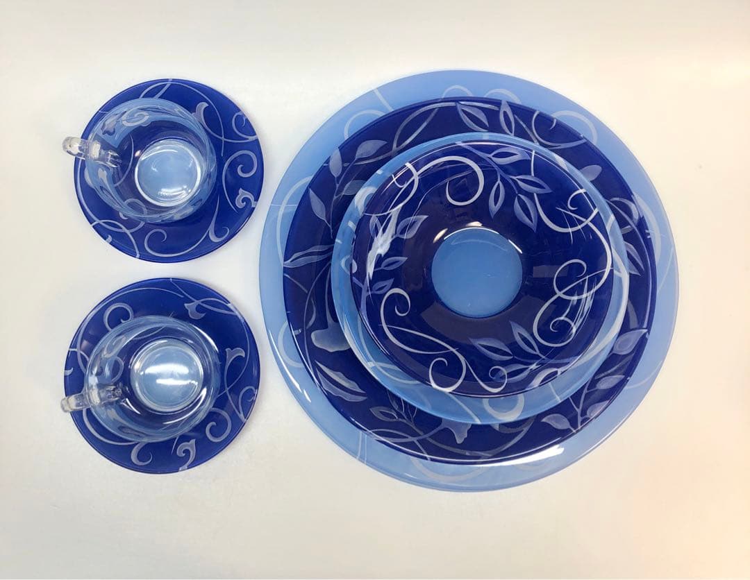 フランス製　ガラス食器 ① 大皿