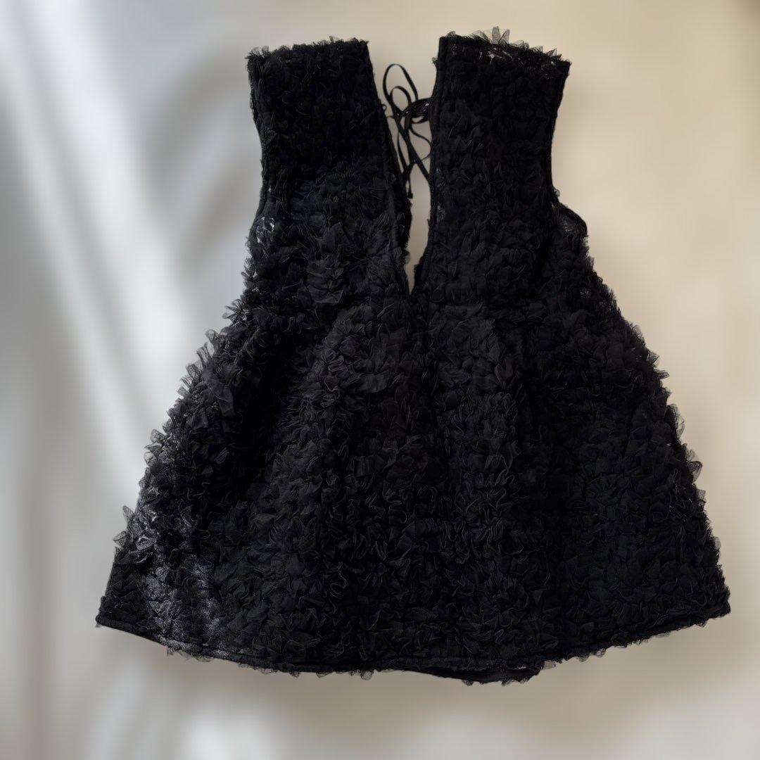 マイストラーダ　デコラチュールブラウス ブラック　38 Mサイズ