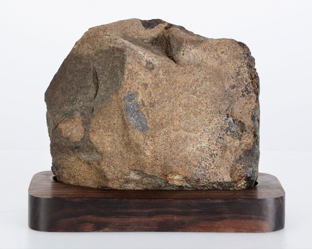 G*o様 菊花石 紋石 台座付 1167g 原石 鑑賞石 天然石 水石 黒曜石