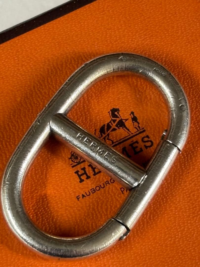 希少！HERMES エルメス シェーヌダンクル キーリング