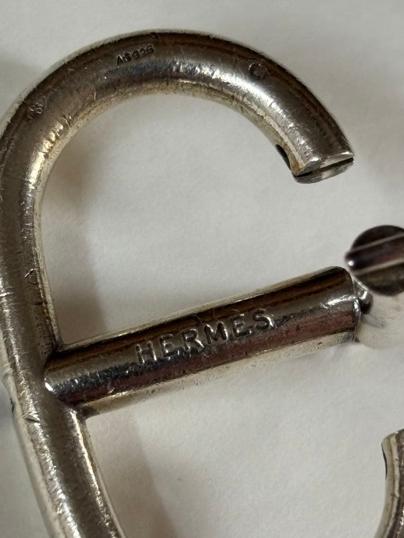 希少！HERMES エルメス シェーヌダンクル キーリング