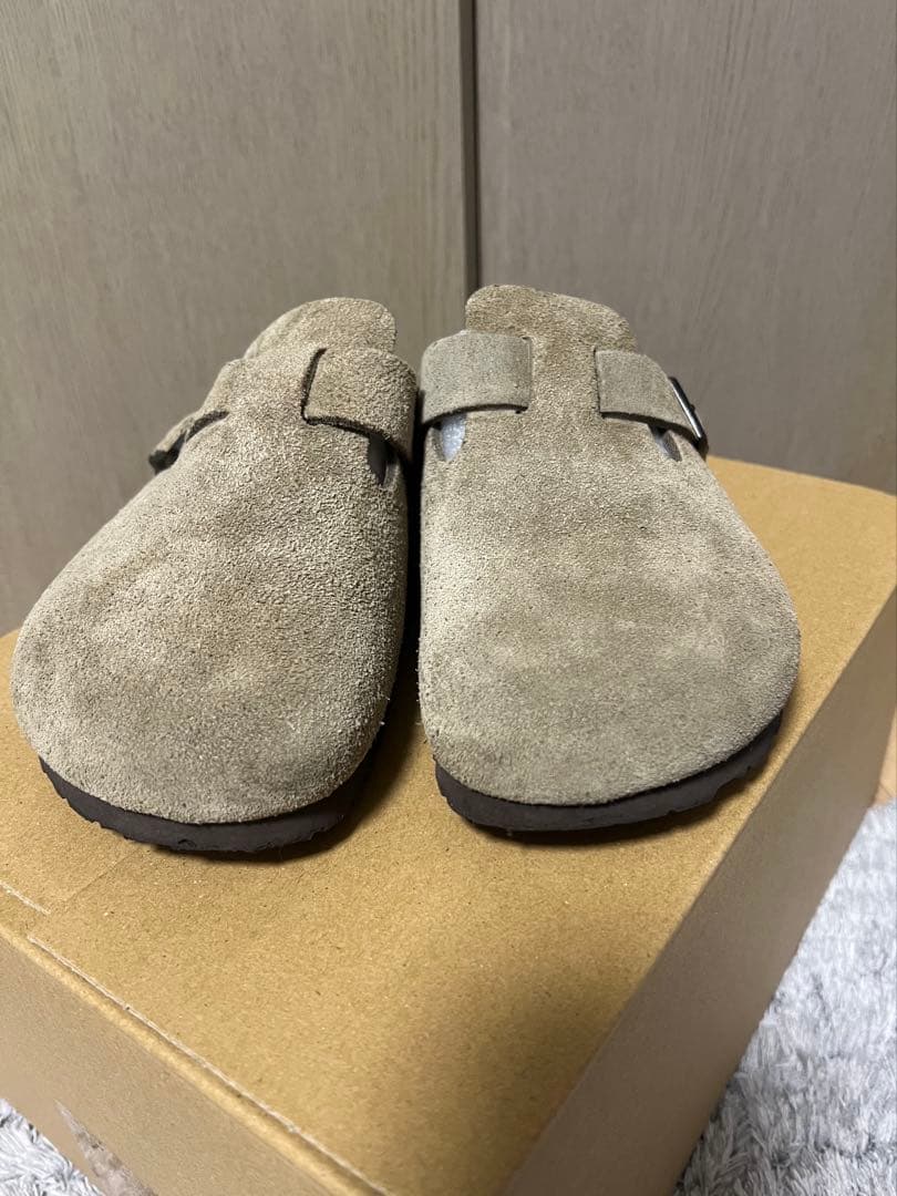 ビルケンシュトック ボストン 38 トープ ベージュ