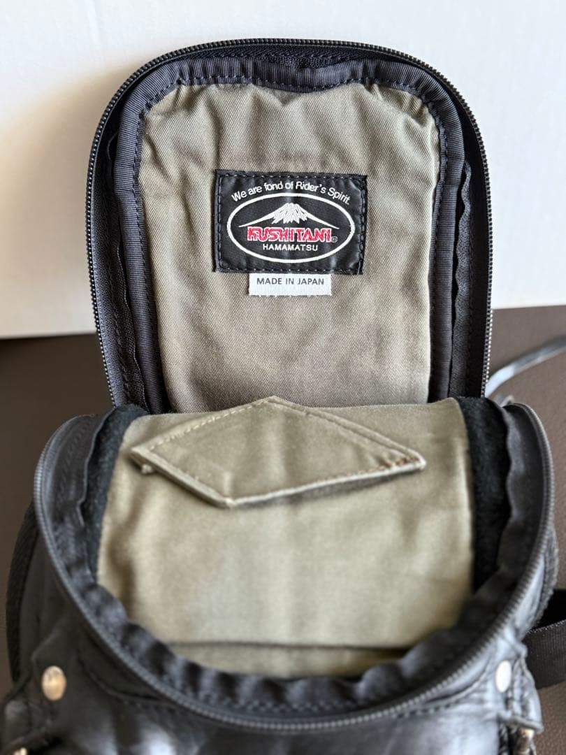 KUSHITANI 2WAY LEG BAG 牛革本革バッグ