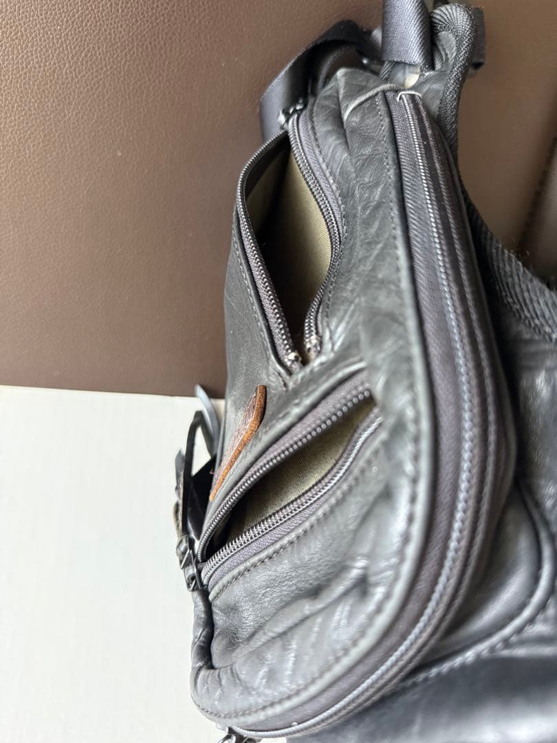 KUSHITANI 2WAY LEG BAG 牛革本革バッグ