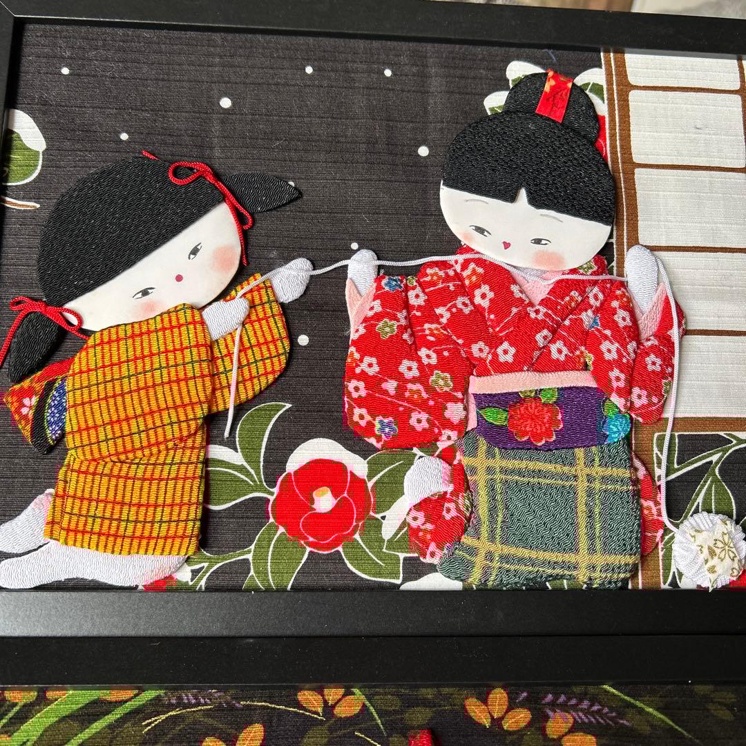 押絵額縁飾り　お正月ふーやん様3点専用