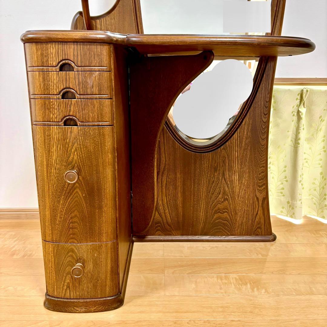 ドレッサー 姿見ドレッサー ヴィンテージドレッサー 木製 レトロ