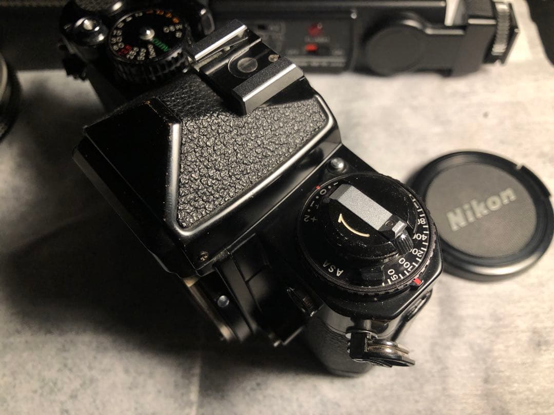 ニコン FE +Ai 50 2フィルムカメラ実用品 レンズ付き作動確認済み